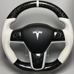 2017-2023 Tesla Model 3/Y Custom Carbon Fiber Steering Wheel