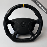 Carbon Clutch Carbon Fiber Steering Wheel 2000-2011 Mercedes E55 Custom Carbon Fiber Steering Wheel