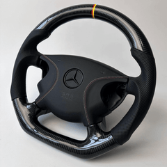 Carbon Clutch Carbon Fiber Steering Wheel 2000-2011 Mercedes E55 Custom Carbon Fiber Steering Wheel
