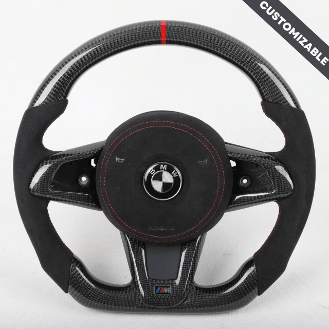 Carbon Clutch Carbon Fiber Steering Wheel 2003+ BMW Z4 E85 E86 M Sport Custom Carbon Fiber Steering Wheel