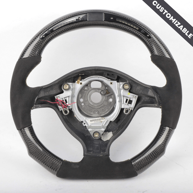 Carbon Clutch Carbon Fiber Steering Wheel 2004+ VOLKSWAGON R32 GTI Custom Carbon Fiber Steering Wheel