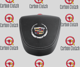 Carbon Clutch Carbon Fiber Steering Wheel 2007-2014 CADILLAC CTS/CTS-V Airbag Cover