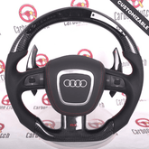 Carbon Clutch Carbon Fiber Steering Wheel 2007+ Audi A4/A5/A6/A7 S/RS Custom Carbon Fiber Steering Wheel
