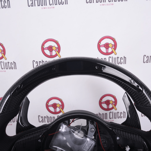 Carbon Clutch Carbon Fiber Steering Wheel 2007+ AUDI  TT, TTRS, R8 Custom Carbon Fiber Steering Wheel