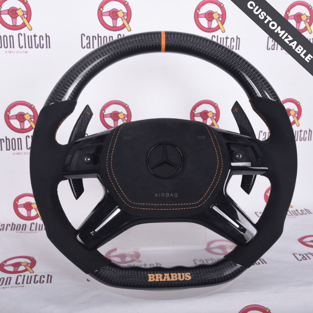 Carbon Clutch Carbon Fiber Steering Wheel 2012+ Mercedes C200 / G-Class Custom Carbon Fiber Steering Wheel