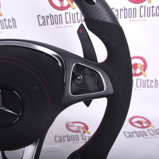 Carbon Clutch Carbon Fiber Steering Wheel 2016-2019 Mercedes Non AMG Custom Carbon Steering Wheel