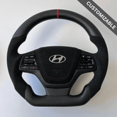 Carbon Clutch Carbon Fiber Steering Wheel 2017-2018 HYUNDAI Elantra Custom Carbon Fiber Steering Wheel