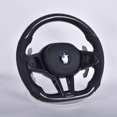 Carbon Clutch Carbon Fiber Steering Wheel 2025 BMW M & M Performance Custom Carbon Fiber Steering Wheel