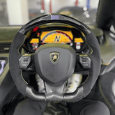 Carbon Clutch Carbon Fiber Steering Wheel Lamborghini Aventador Custom Carbon Fiber Steering Wheel