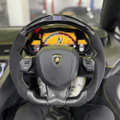 Carbon Clutch Carbon Fiber Steering Wheel Lamborghini Aventador Custom Carbon Fiber Steering Wheel