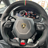 Carbon Clutch Carbon Fiber Steering Wheel Lamborghini Huracán Custom Carbon Fiber Steering Wheel