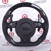 Carbon Clutch 2012+ Audi A3/A4/A5/A6/A7/S3/S4/S5/S6/S7 Carbon Fiber Steering Wheel