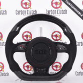 Carbon Clutch 2012+ Audi A3/A4/A5/A6/A7/S3/S4/S5/S6/S7 Carbon Fiber Steering Wheel