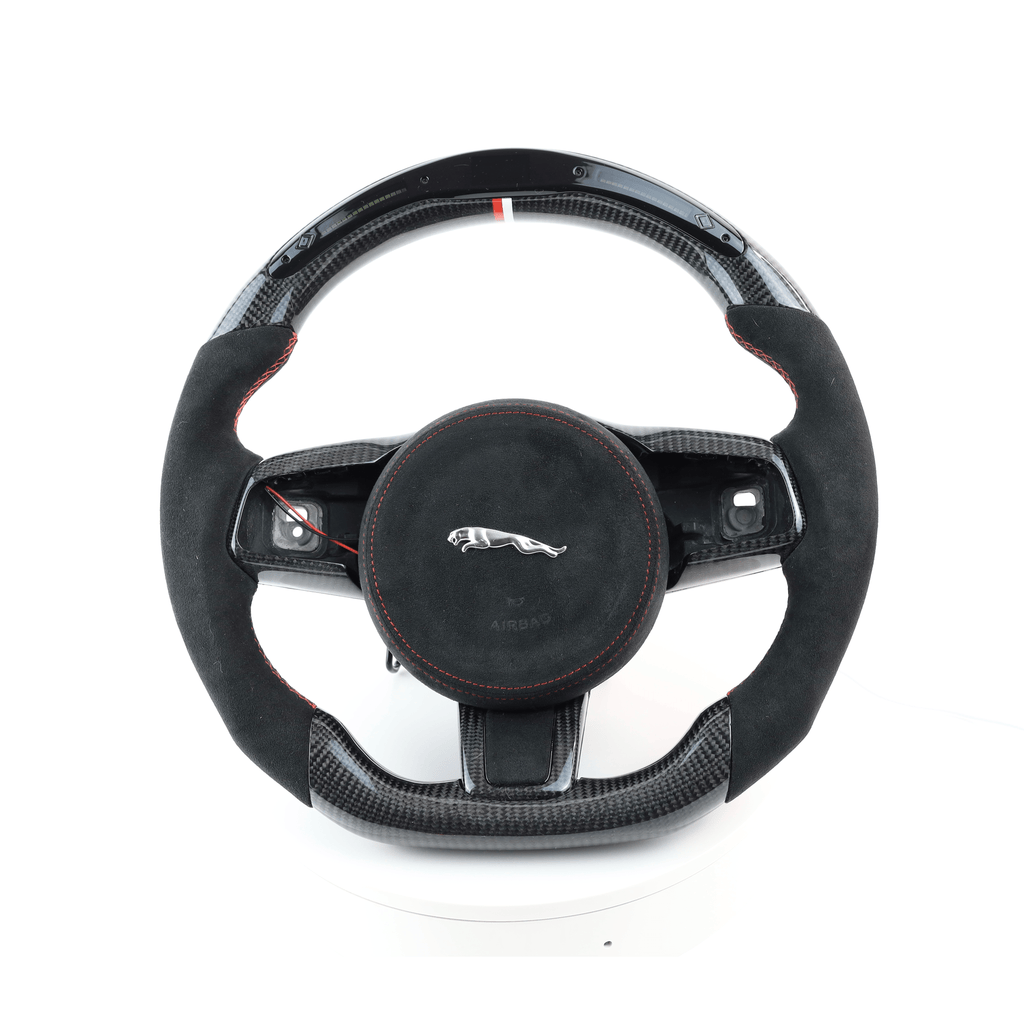 Carbon Clutch 2014-2021 Jaguar F-Type LED Carbon Fiber Steering Wheel