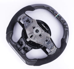 2014+ Wrangler Custom Carbon Fiber Steering Wheel with (Airbag Cover).