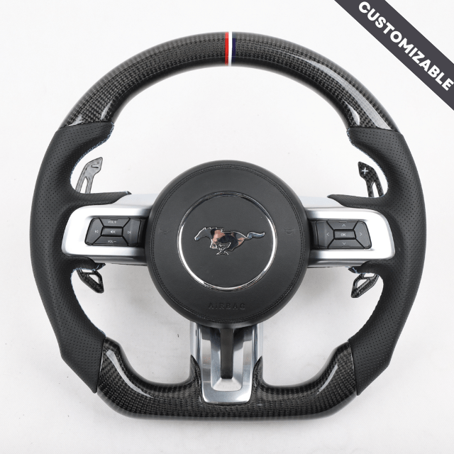 Carbon Clutch 2015-2018 ford Mustang/shelby Carbon Fiber Steering Wheel