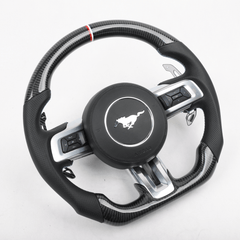Carbon Clutch 2015+ ford Mustang Carbon Fiber Steering Wheel