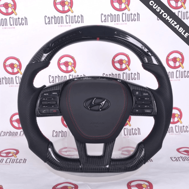 2016+ Hyundai Sonata Custom Carbon Fiber Steering Wheel
