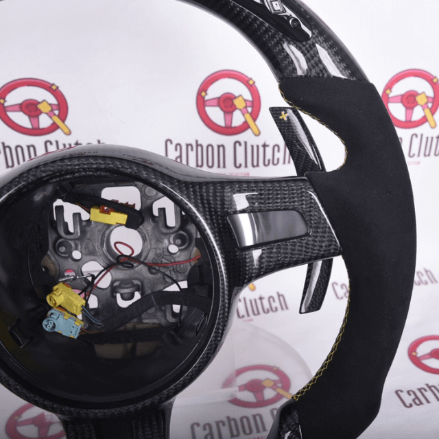 Carbon Clutch Carbon Fiber Steering Wheel 2012+ Porsche 991.1 Custom Carbon Fiber Steering Wheel