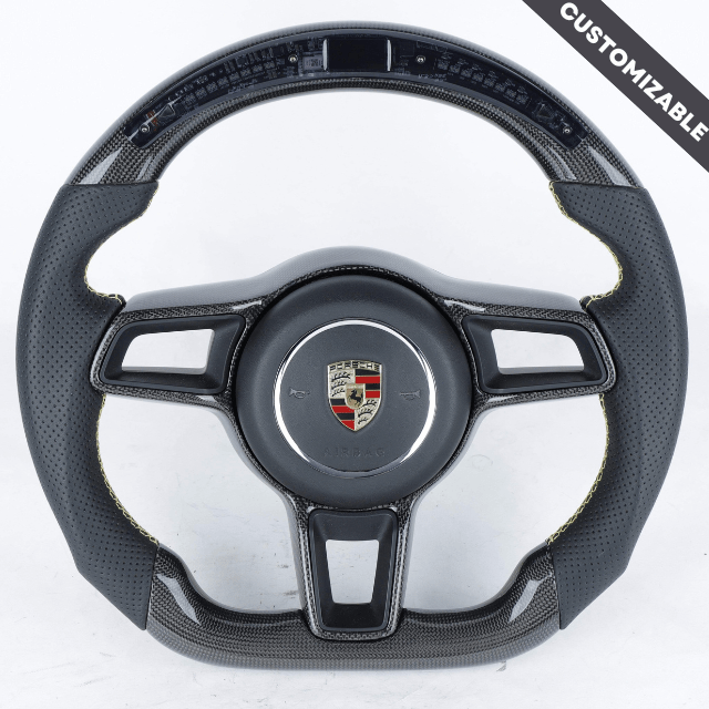 Carbon Clutch Porsche 2015-2018 Custom Carbon Fiber Steering Wheel