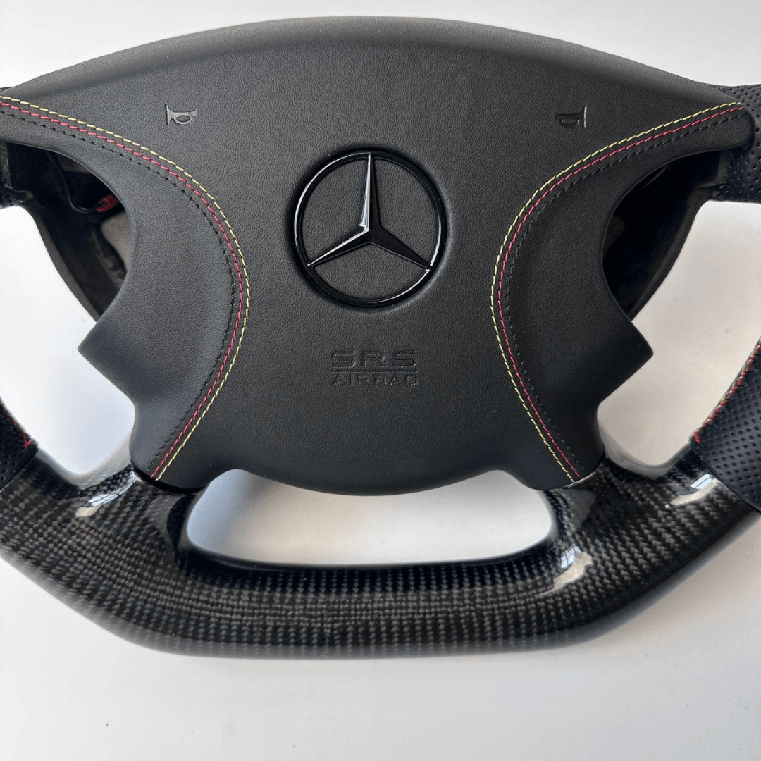 Carbon Clutch Carbon Fiber Steering Wheel 2000-2011 Mercedes E55 Custom Carbon Fiber Steering Wheel