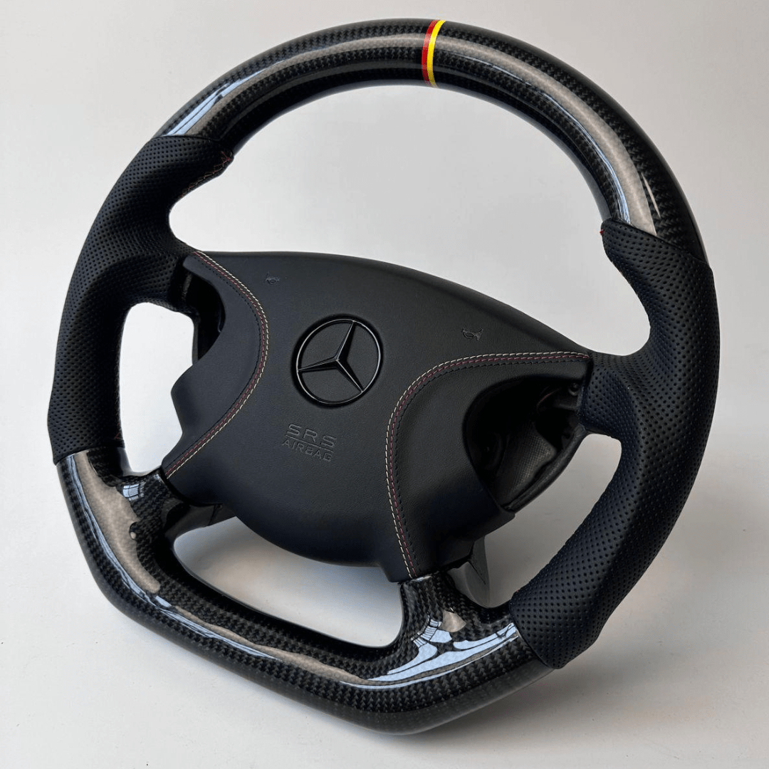 Carbon Clutch Carbon Fiber Steering Wheel 2000-2011 Mercedes E55 Custom Carbon Fiber Steering Wheel