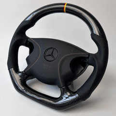 Carbon Clutch Carbon Fiber Steering Wheel 2000-2011 Mercedes E55 Custom Carbon Fiber Steering Wheel