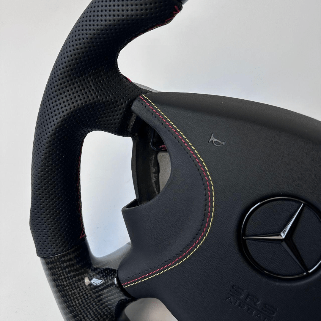 Carbon Clutch Carbon Fiber Steering Wheel 2000-2011 Mercedes E55 Custom Carbon Fiber Steering Wheel
