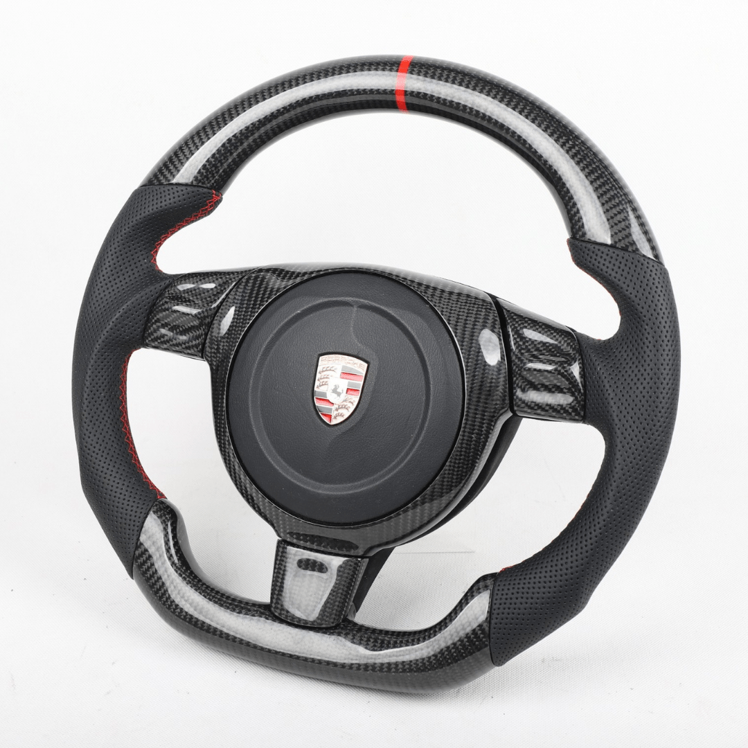 Carbon Clutch Carbon Fiber Steering Wheel 2004+ Porsche 911 /Boxster/Cayman Custom Steering Wheel