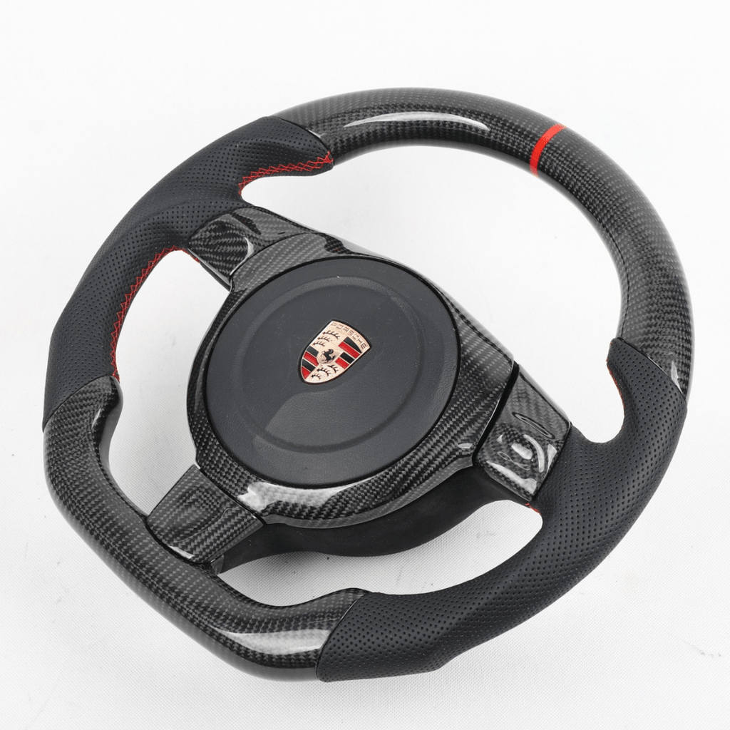 Carbon Clutch Carbon Fiber Steering Wheel 2004+ Porsche 911 /Boxster/Cayman Custom Steering Wheel
