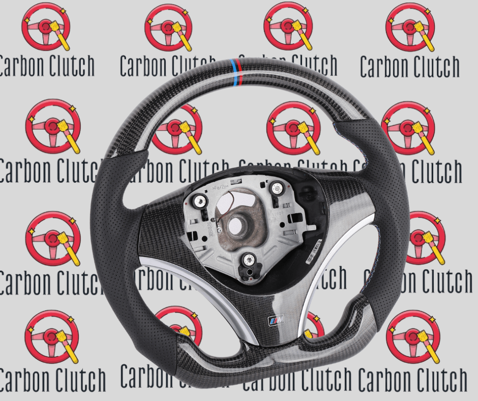 Carbon Clutch Carbon Fiber Steering Wheel 2005+ BMW 1-3 Series E82/E88/E90/E92/E93 M Sport Custom Steering Wheel