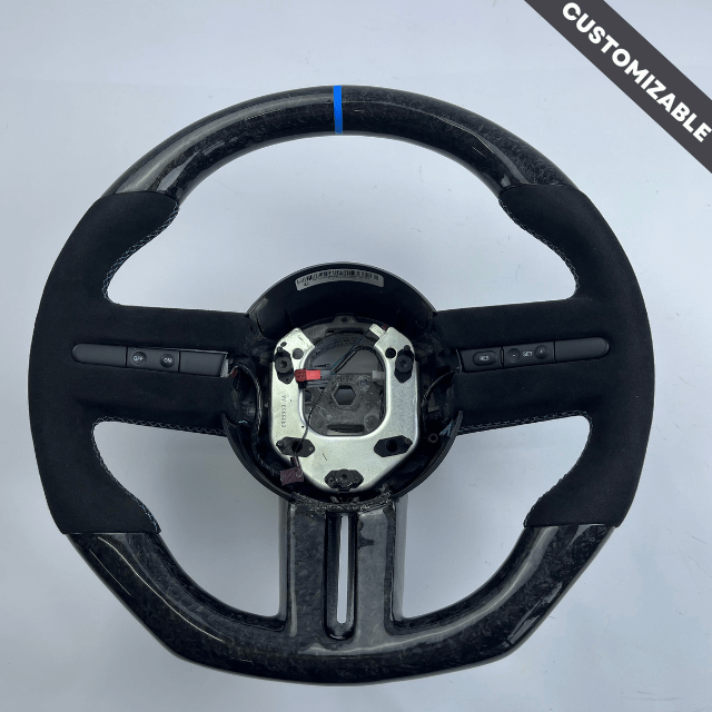 Carbon Clutch Carbon Fiber Steering Wheel 2005+ Ford Mustang Custom Carbon Fiber Steering Wheel
