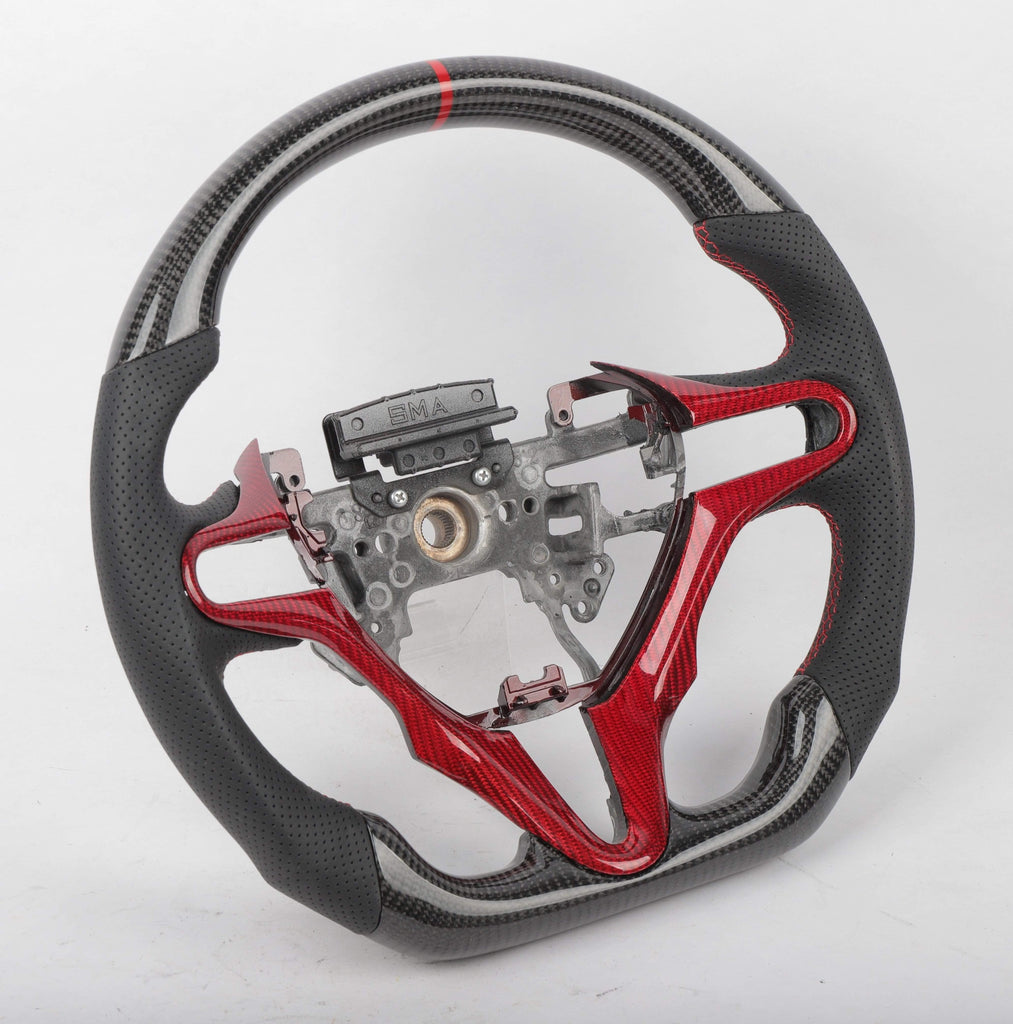 Carbon Clutch Carbon Fiber Steering Wheel 2006-2011 Honda Civic 8th Gen Custom Carbon Fiber Steering Wheel