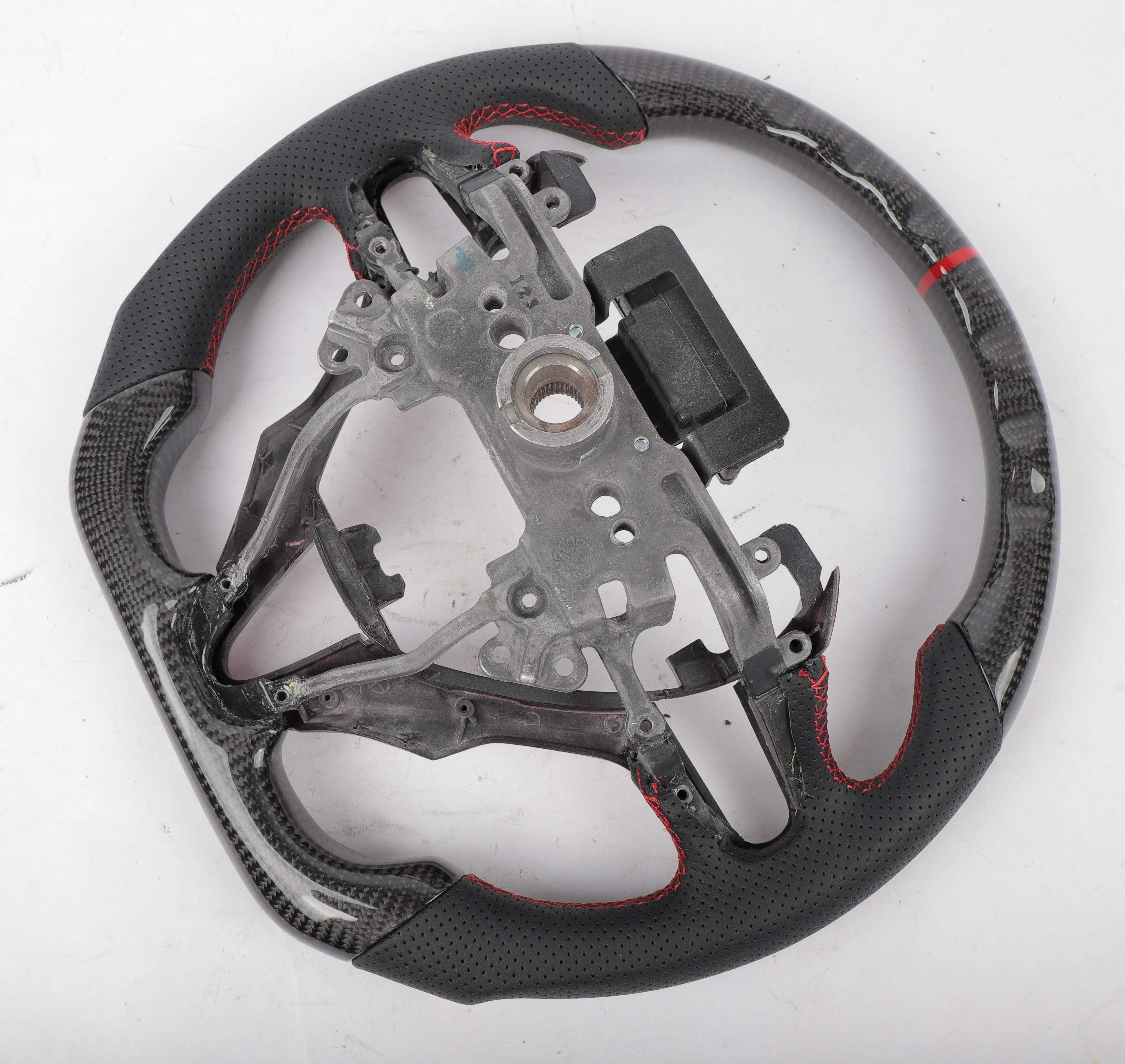 Carbon Clutch Carbon Fiber Steering Wheel 2006-2011 Honda Civic 8th Gen Custom Carbon Fiber Steering Wheel