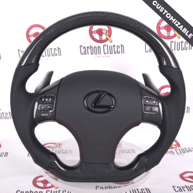 Carbon Clutch Carbon Fiber Steering Wheel 2006-2013 LEXUS IS250 & IS350 Custom Carbon Fiber Steering Wheel