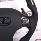 Carbon Clutch Carbon Fiber Steering Wheel 2006-2013 LEXUS IS250 & IS350 Custom Carbon Fiber Steering Wheel