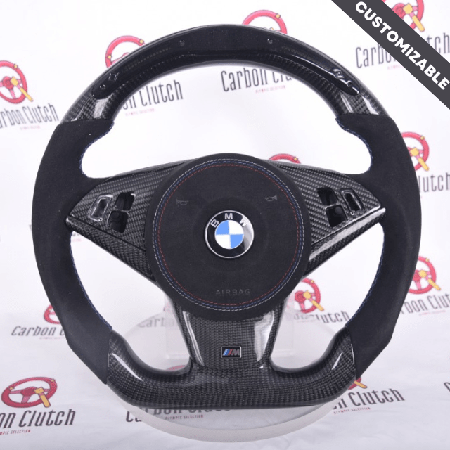 Carbon Clutch Carbon Fiber Steering Wheel 2006+ BMW E60/63/64 Custom Carbon Fiber Steering Wheel