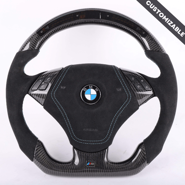 Carbon Clutch Carbon Fiber Steering Wheel 2006+ BMW E60/63/64 Custom Carbon Fiber Steering Wheel