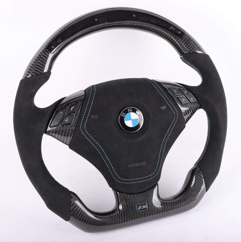 Carbon Clutch Carbon Fiber Steering Wheel 2006+ BMW E60/63/64 Custom Carbon Fiber Steering Wheel