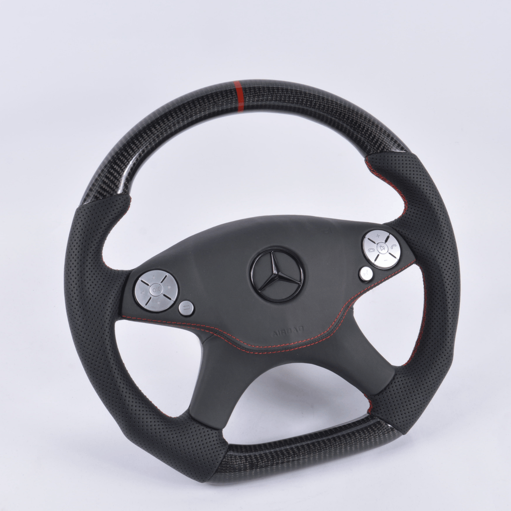 Carbon Clutch Carbon Fiber Steering Wheel 2007-2010 Mercedes C-Class W204 Custom Fiber Steering Wheel