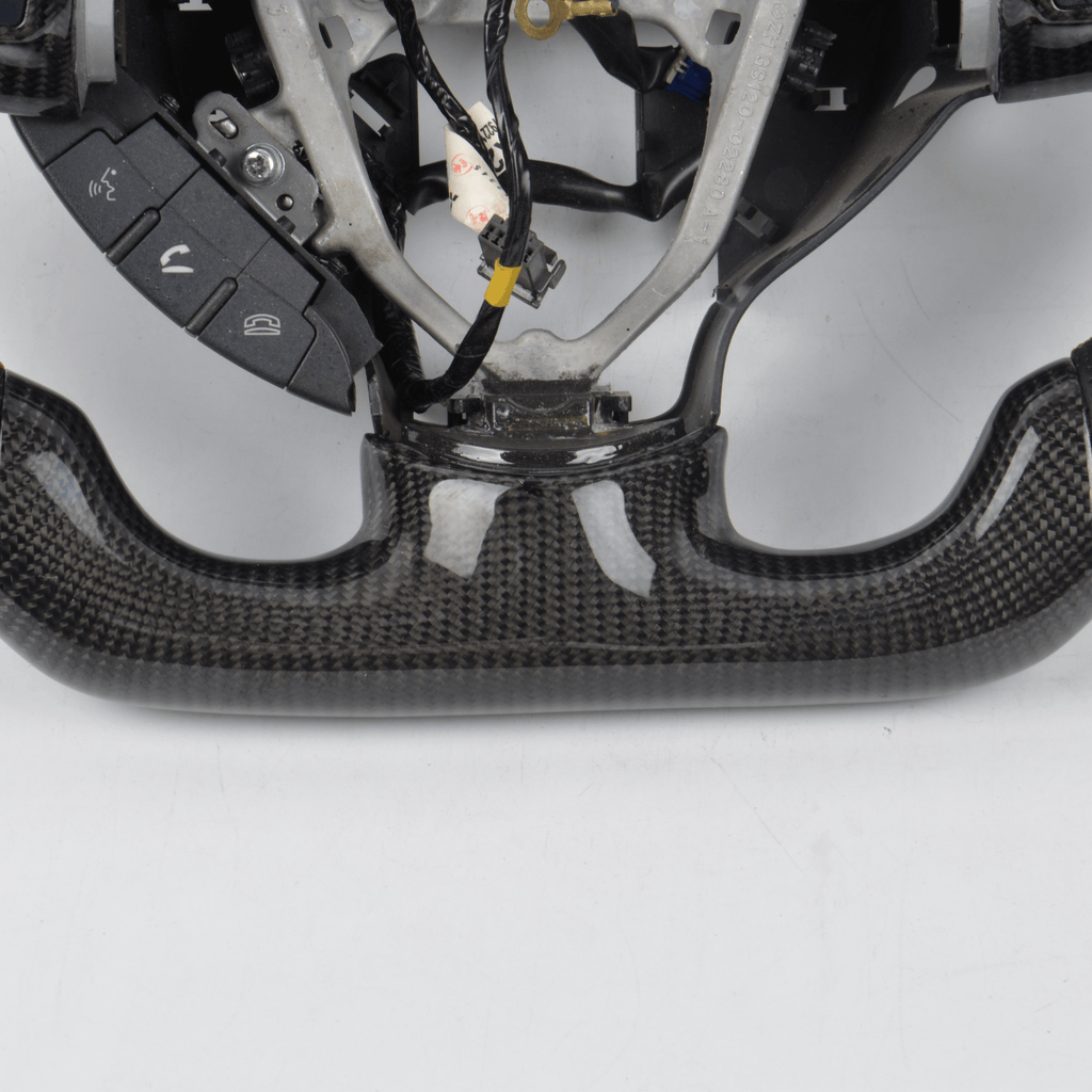 Carbon Clutch Carbon Fiber Steering Wheel 2007-2016 MITSIBUSHI Lancer Evolution X Carbon Fiber Steering Wheel
