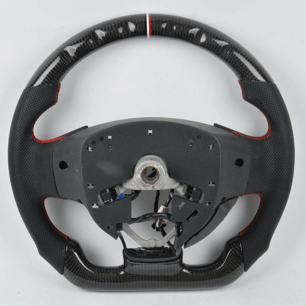 Carbon Clutch Carbon Fiber Steering Wheel 2007-2016 MITSIBUSHI Lancer Evolution X Carbon Fiber Steering Wheel