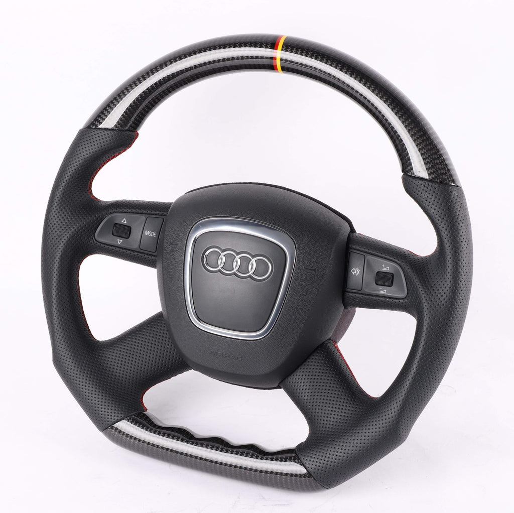 Carbon Clutch Carbon Fiber Steering Wheel 2007+ Audi A3, A4, A5, A6, & Q7 Custom Steering Wheel