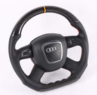 Carbon Clutch Carbon Fiber Steering Wheel 2007+ Audi A3, A4, A5, A6, & Q7 Custom Steering Wheel