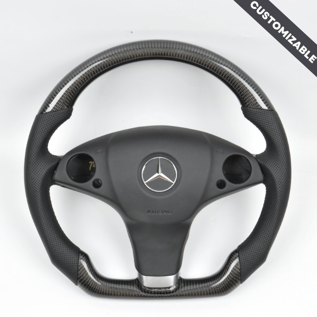 Carbon Clutch Carbon Fiber Steering Wheel 2008-2011 Mercedes C/CLS/E/GLK/SL/ SLK Custom Carbon Fiber Steering Wheel