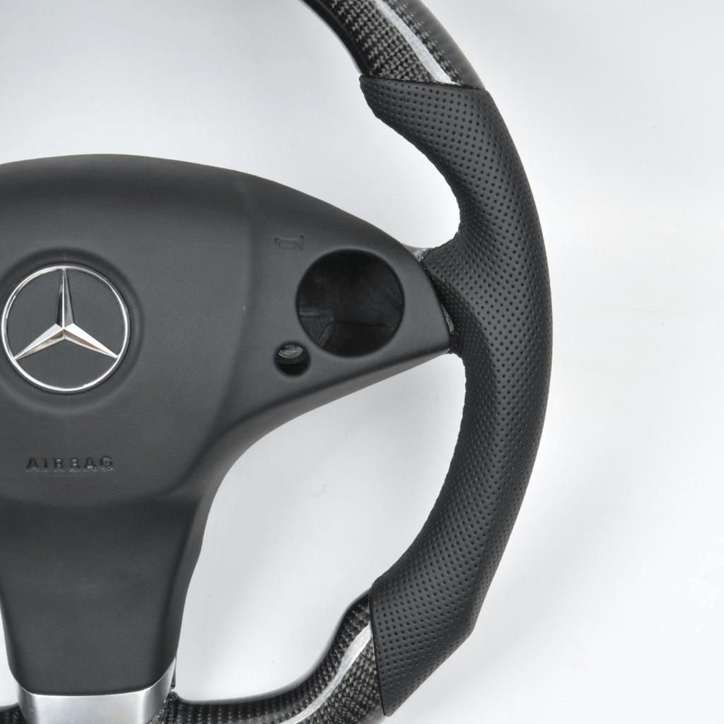 Carbon Clutch Carbon Fiber Steering Wheel 2008-2011 Mercedes C/CLS/E/GLK/SL/ SLK Custom Carbon Fiber Steering Wheel