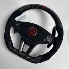 Carbon Clutch Carbon Fiber Steering Wheel 2008-2015 Mercedes SLS / Brabus Custom Carbon Fiber Steering Wheel