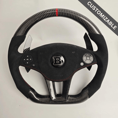 Carbon Clutch Carbon Fiber Steering Wheel 2008-2015 Mercedes SLS / Brabus Custom Carbon Fiber Steering Wheel