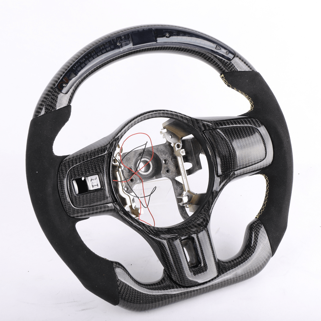 Carbon Clutch Carbon Fiber Steering Wheel 2008-2015 Mitsubishi Evo X Custom Carbon Fiber Steering Wheel