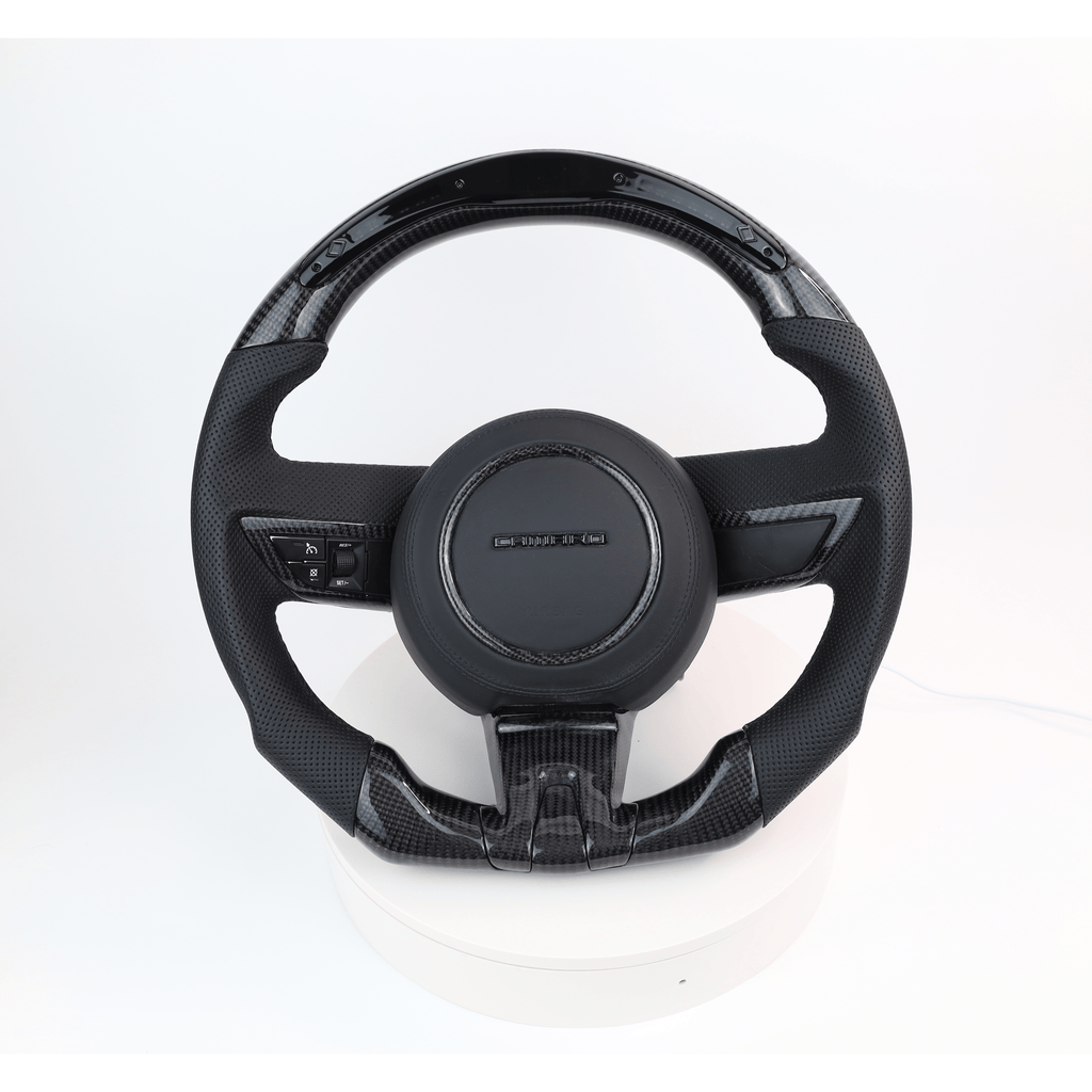 Carbon Clutch Carbon Fiber Steering Wheel 2008+ Camaro Non Paddles Led Carbon Fiber Steering Wheel